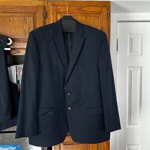 Lauren Ralph Lauren 3 Piece Navy Wool Suit 50R